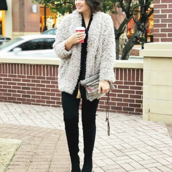 Express Jackets & Blazers - Express Sherpa Wedge Jacket